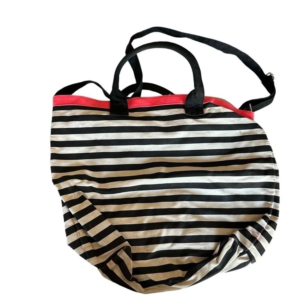 Victoria's Secret women's large striped tote bag
